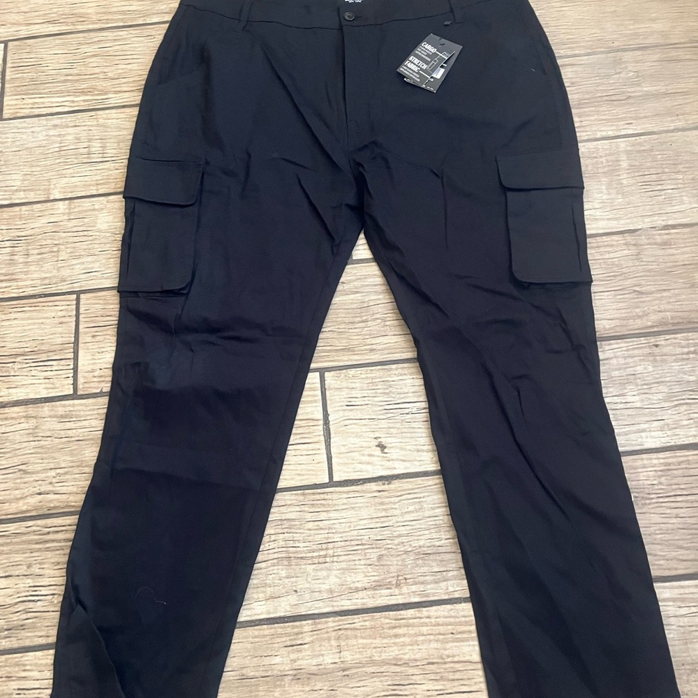 Men's Classic Black Cargo Pants